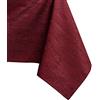 AmeliaHome, tovaglia idrorepellente, design a effetto loto, Poliestere Bordeaux Vesta 40x40 cm