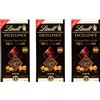 Zeus Party 3 Confezioni Tavoletta di Cioccolato 70% Cacao con Caramello e Sale Marino, 100g