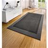 HANSE Home Tappeto passatoia a nastro, 120 x 170 cm, morbido tappeto a pelo corto, design moderno, per corridoio, camera da letto, cameretta dei bambini, bagno, soggiorno, cucina, colore grigio