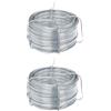 Alberts GAH-Alberts 530495 530068 - Bobina metallica zincata, diametro filo 1,3 mm, lunghezza 50 m, set da 2 pezzi