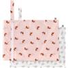 LÄSSIG Borsa riutilizzabile per il bagnato Borsa per pannolini Borsa per vestiti per bambino 2 pezzi/Wet Bag Little Forest Rabbit