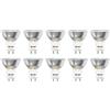 DiCUNO Lampadina LED GU10 5W, Equivalente 50W alogena, 400lm, Bianco caldo 2700K, Non dimmerabile, 220-240V, Angolo ampio 120°, Faretto LED per interni, 10 Pezzi