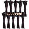 Gocableties - Fascette per Cavi in Nylon 300 mm x 3,6 mm 1000 Pezzi nere | Fascette in nylon resistenti e autobloccanti - Multiuso, per casa, ufficio, garage e fai da te