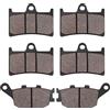 Cnornus Pastiglie Freno Anteriore e Posteriore per Ymh YZF R6 600 03-16 FZ6 Fazer S2 07-09 FZS 1000 06-14 FZ1 Fazer 06-15 FZ8 Fazer 8 11-15 MT10 MT09 MT850 Tracer XSR900 16-18