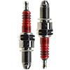 WOOSTAR D8TC Candela con 3 Elettrodi Sostituzione per 4 Tempi 125cc 150cc 200cc 250cc ATV Dirt Bike Go Kart Scooter Moped Confezione da 2