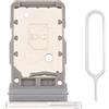 MMOBIEL Vassoio SIM Compatibile con Samsung Galaxy S21 Ultra / S21 Plus - 6.8 Pollici - 2021 - Porta Scheda Con Guarnizione di Gomma e Pin - Nero