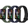 SenMore 3 Pezzi Compatibile con Xiaomi Redmi Smart Band Pro Cinturino in Silicone, Cinturino di Ricambio per Braccialetto Fitness Traspirante Impermeabile per Redmi Smart Band Pro Cinturino Accessori