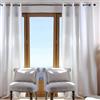 Stof LOVELY CASA R61490007 Duo - Tenda oscurante in cotone, 240 x 135 cm, colore: Ecru