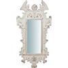 Biscottini Specchio shabby chic da parete 65x35 cm | Specchi decorativi da parete | Specchio ingresso