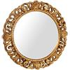 Biscottini Specchio shabby chic da parete 60x60 cm | Specchi decorativi da parete | Specchio ingresso