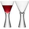 LSA International MV16 Moya, Bicchiere da vino, 395 ml, Trasparente, Confezione da 2