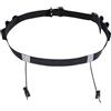 Azarxis Cintura Portanumeri Marsupio Corsa Porta Pettorale Cinghia Portanumero Gara Marsupio Running Marsupio Uomo Donna per Triathlon Corsa Maratona Nuota (Nero - Modello Nuovo)