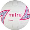 Mitre Shooter Match Palla da netball, ottima presa, design resistente, bianco/cabaret/viola/nero, 4