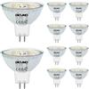 DiCUNO Lampadina LED GU5.3 MR16 5W, Equiv. 50W, 4000K, 500lm, 10 Pezzi