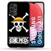 Cokitec Cover per Samsung Galaxy A13 / A04S Manga One Piece teschio multicolore