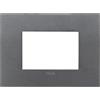 Vimar 19953.02 Placca Arké fit 3 moduli, metallo, ardesia matt