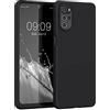 kwmobile Custodia Compatibile con Motorola Moto G22 Cover - Back Case per Smartphone in Silicone TPU - Protezione Gommata - nero matt