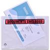 Triplast 500 buste portadocumenti stampate in formato A5 (225 x 165 mm) | Buste in plastica trasparente con chiusura adesiva | Attacca fatture, liste di imballaggio e note di consegna ai pacchi
