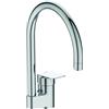 Ideal Standard - Ceraplan Miscelatore Monocomando da appoggio su lavello con bocca di erogazione orientabile, Cromato, Bocca Alta - h 182mm