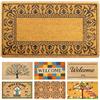 LUA VIKA Zerbino ingresso esterno cocco - Classico - 40x70 cm - tappeto ingresso esterno casa - zerbino cocco - zerbini moderni e originali