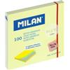 MILAN Blocco 100 note adesive colori alternati 76 x 76 mm, serie Pastel MILAN, 4151PT100