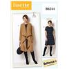 Butterick Patterns 6244 RR Sizes 18 W/20 W/22 W/24 W Misses/Donna Giacca e Abito