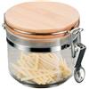 Metaltex 187100010 - Barattolo con Coperchio in bambù, 0,4 l