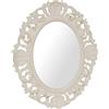 Biscottini Specchio shabby chic da parete 62x52 cm | Specchi decorativi da parete | Specchio ingresso