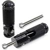 CENPEK Bulloni 8mm Pedale CNC Universale Moto Bike Pieghevole Poggiapiedi Pedale Pieghevole Pedane Poggiapiedi Sostituzione per R1 R6 R125 R3 R25 MT07 MT-07 MT09