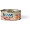 MONGE PEZZETTI DI TONNO BONITO E SALMONE 80 G