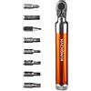 MACHOMAN Cacciavite a Cricchetto Reversibile 1/4, Set 9 Pezzi con Inserti CR-V, Punte Brugola Torx Taglio Phillips, Manico in Alluminio Compatto per Meccanica, Auto, Moto, Bici e Fai da Te, RCW209