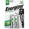 ENERGIZER PILAS RECARGABLES ENR EXTREME 2300 mAh HR6 BL2 BR, argento