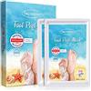 Skymore Maschera Piedi 2 Paia Maschera Peeling per i Piedi Esfoliante Exfoliating Foot Mask Pelare la pelle Morta e Trattamento riparatore idratante