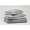 osama home PANTONE™ - Set Copripiumino Matrimoniale Cotone per Piumone Letto Composto da Sacco Copri Piumino 255x200 Patella 40cm + Federe Cuscino Letto 50x80, Parure Copripiumino per Completo Letto Matrimoniale