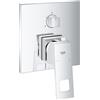Grohe Eurocube miscelatore monocomando per doccia con deviatore a 3 vie, cromato - 24094000