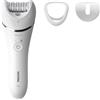 Philips Epilatore Wet e Dry per gambe e corpo bianco