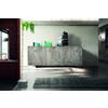 Credenza ISCHIA rovere nodato 198×50 cm H 81 cm (Beton)
