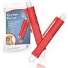innoGadgets pinzette per zecche [2X] | Togliere Le zecche in Poco Tempo - con Micro-Gancio (Rosso)