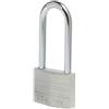 Master Lock 9150EURDLJ Lucchetto a Chiave in Alluminio con Lunghezza Archetto, Grigio, 5 x 10.7 x 1.4 cm