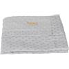 roba Coperta per Neonati e Bambini Lil Planet - Pois Terry - Cotone Biologico - Certificato GOTS - 80 x 80 cm - Idrorepellente - Traspirante e Lavabile - per Lettino, Culla e Carrozzina - Grigio