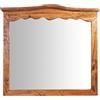 Biscottini Specchio vintage 92x80 cm | Specchio da parete bagno e camera da letto | Specchio ingresso