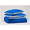 osama home PANTONE™ - Set Copripiumino Matrimoniale Cotone per Piumone Letto Composto da Sacco Copri Piumino 255x200 Patella 40cm + Federe Cuscino Letto 50x80, Parure Copripiumino per Completo Letto Matrimoniale