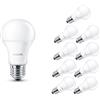 Philips Lampadina LED, Attacco E27, 14 W Equivalente a 100 W, 230 V, 10 Pezzi