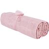 SaRani Telo Arredo Copritutto Gran Foulard Tinta Unita Rosa Copriletto Copridivano