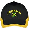 Supportershop Jamaica Cuffia Unisex, Unisex, Berretto, 5060570686290, Nero, Taglia Unica