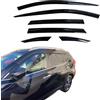 AUTO CLOVER Autoclover - Set di deflettori d'aria per Nissan X-Trail 2014 e oltre (6 pezzi), colore: fumé