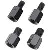 eMagTech 4x Adattatore per specchietti moto Regolazione altezza Acciaio zincato Riser/Estensore specchietto moto Viti da M8 a M8/10 Filettatura LH/RH