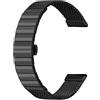 Kai Tian Onda Maglia Cinturino Orologio per Uomo Donna 18mm 20mm 22mm 24mm Cinturino Ricambio Acciaio Inossidabile Rilascio Rapido Argento Nero