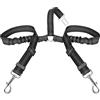Lukovee doppio cane cintura di sicurezza, Dual Pet Car Seat cintura regolabile doppio accoppiatore guinzaglio con elastico elastico e nessun groviglio striscia riflettente cintura di sicurezza