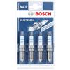 Bosch ZQR8SI302 (N41) Candele Di Accensione Bosch Iridium - Confezione Da 4 - Per un'Accensione del Motore Affidabile e Lunga Vita Utile - con un Design Resistente